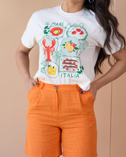 CAMISETA BEIGE ITALIA