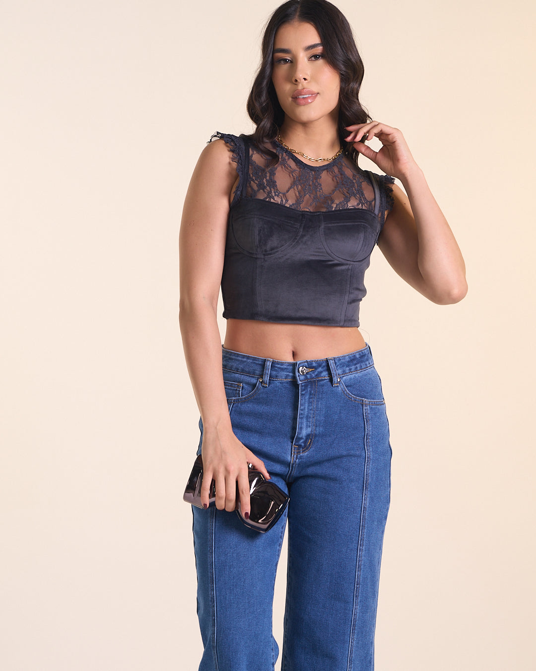 TOP AZUL MARINO