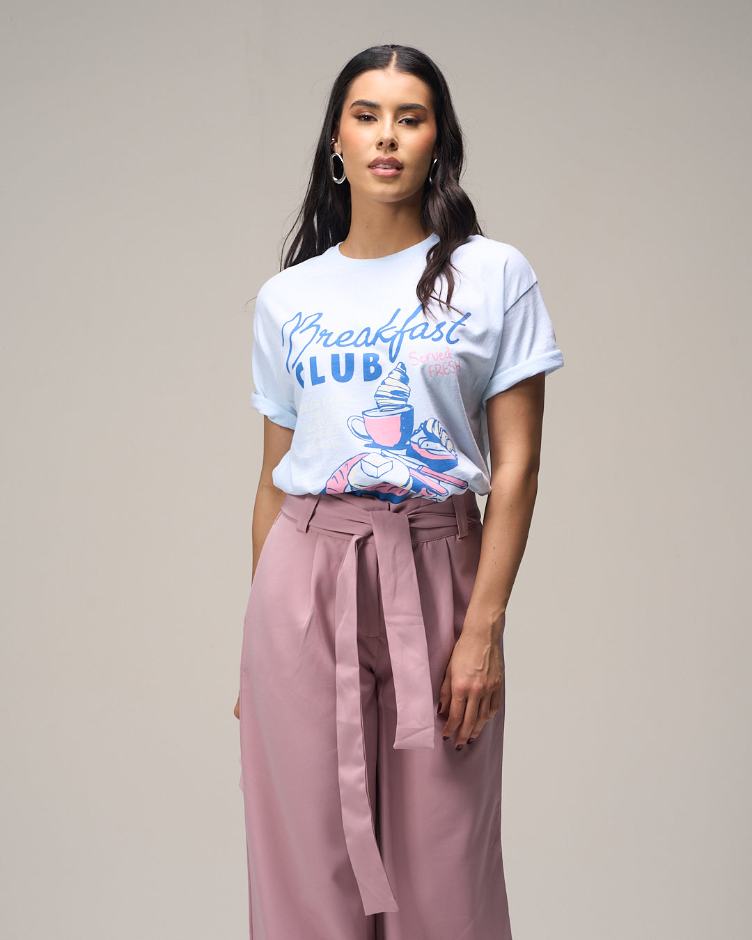 CAMISETA CELESTE