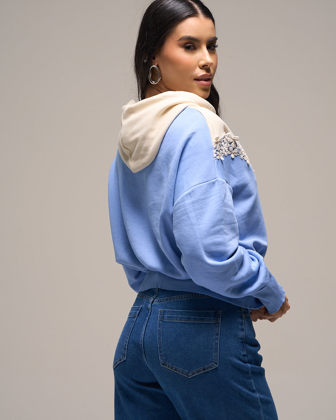 SUDADERA CELESTE