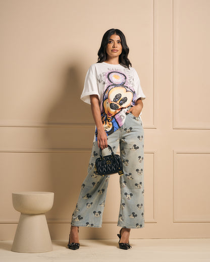CAMISA MICKEY MOUSE BLANCA