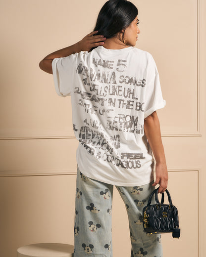 CAMISA MICKEY MOUSE BLANCA