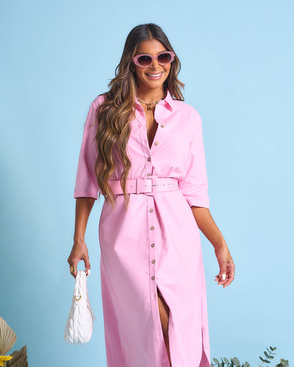 VESTIDO PÉTALO ROSA