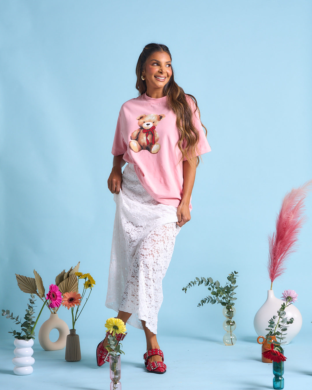 CAMISETA ROSADA OSITO