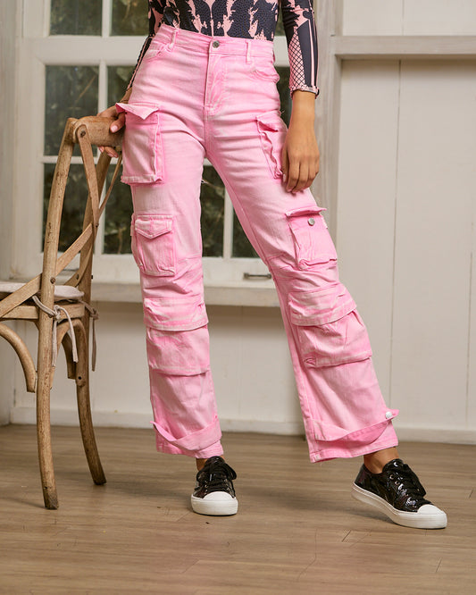 PANTALÓN CARGO PINKY